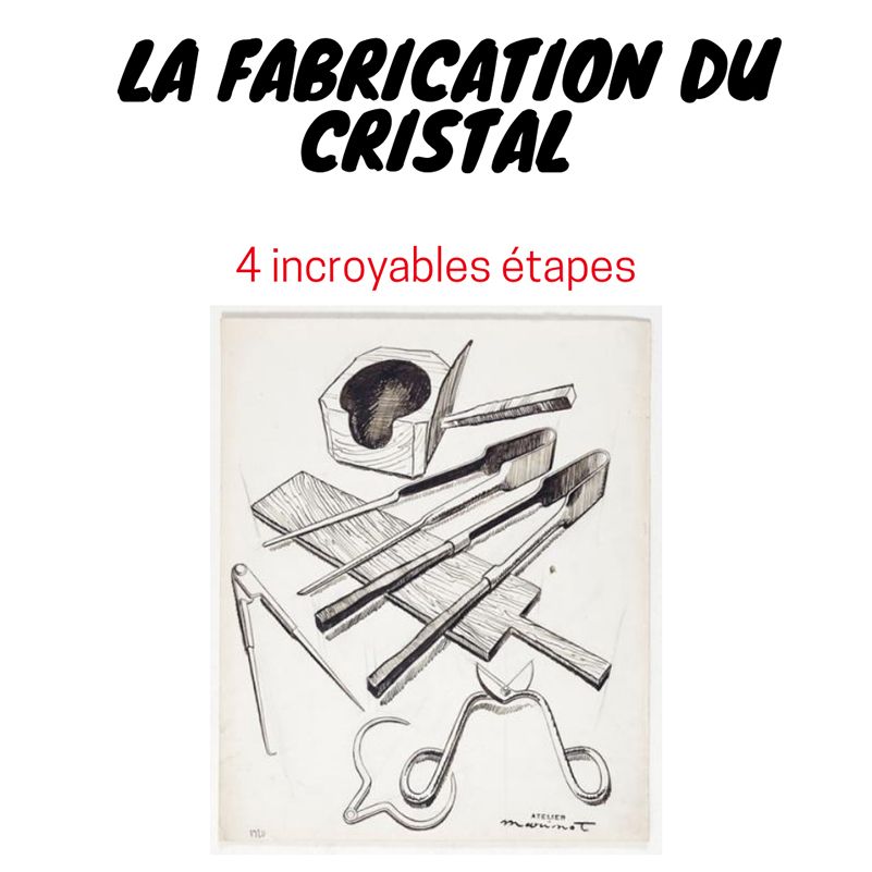 fabrication du cristal de l'atelier a chaud a atelier a froid