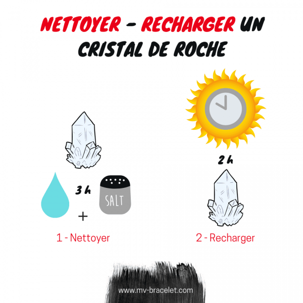 comment nettoyer et recharger son cristal de roche