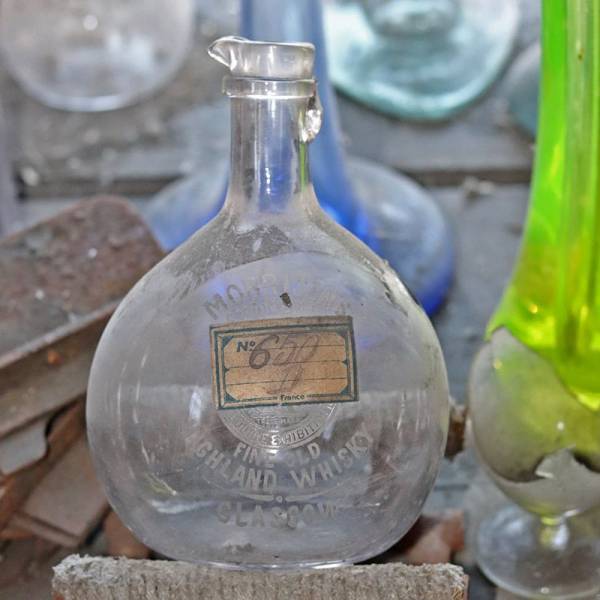 carafe en verre de vallerysthal