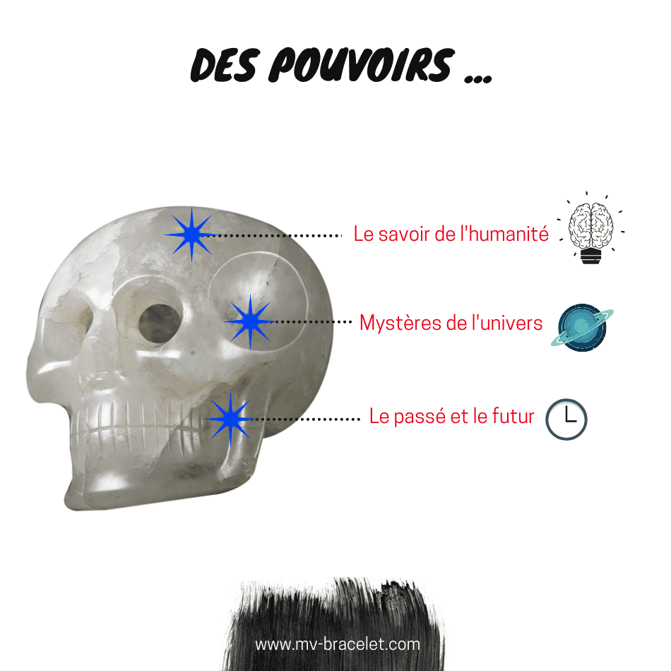 Légende des 13 Crânes de Cristal (Une Incroyable Histoire) Mv Bracelet