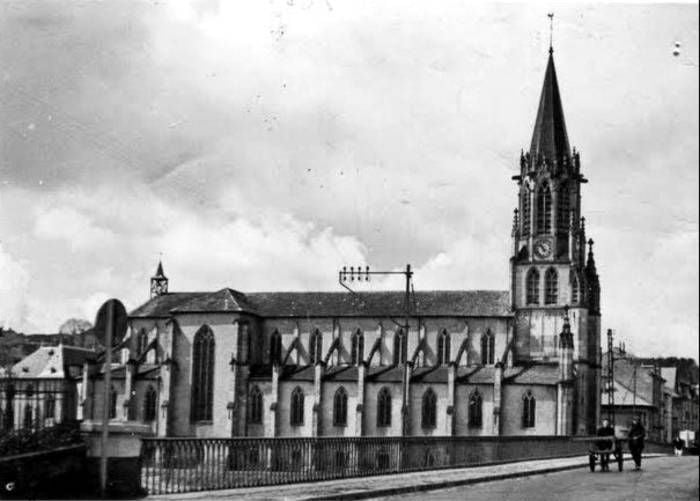 église de baccarat avant le bombardement