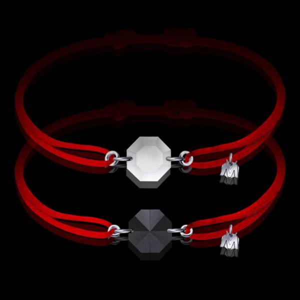 bracelet-de-couple-cristal-cordon-rouge-michael-vessiere