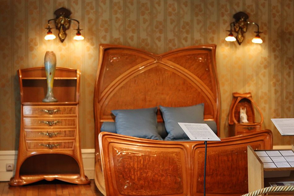 chambre de Louis Majorelle en bois