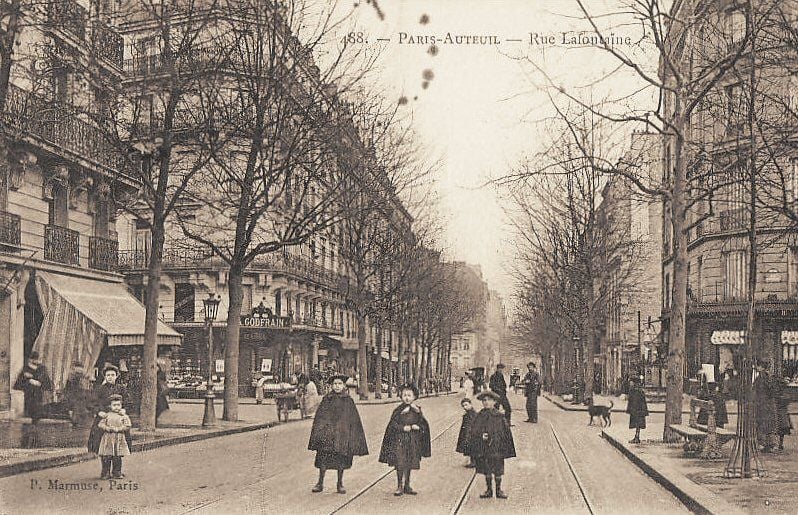 rue Lafontaine a paris 1900