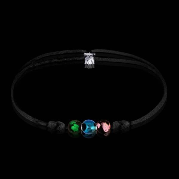 bracelet chakras sur cordon made in france par michael vessiere