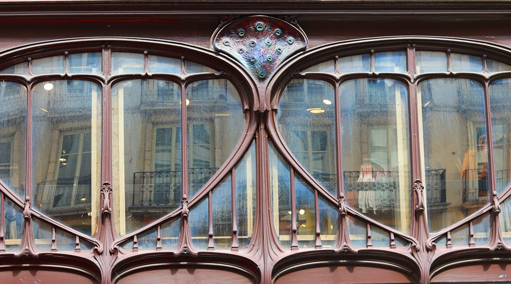 Devanture Art nouveau des grands magasins Vaxelaire