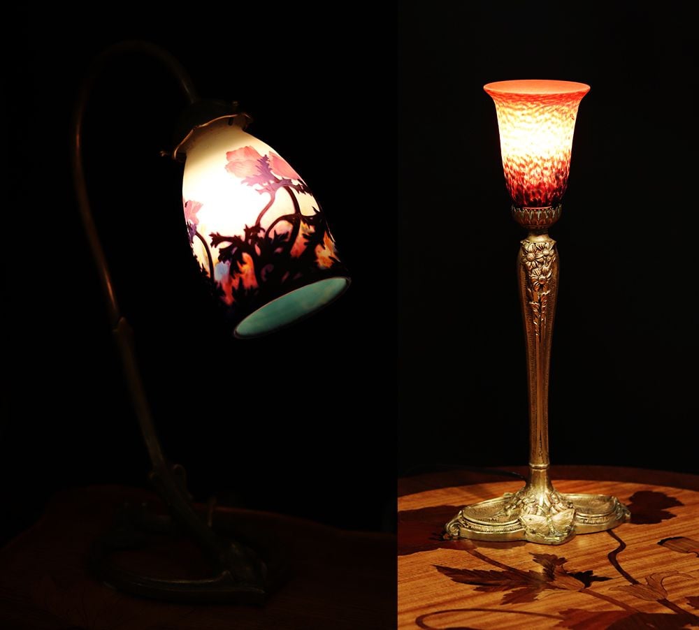 lampe art nouveau des freres daum