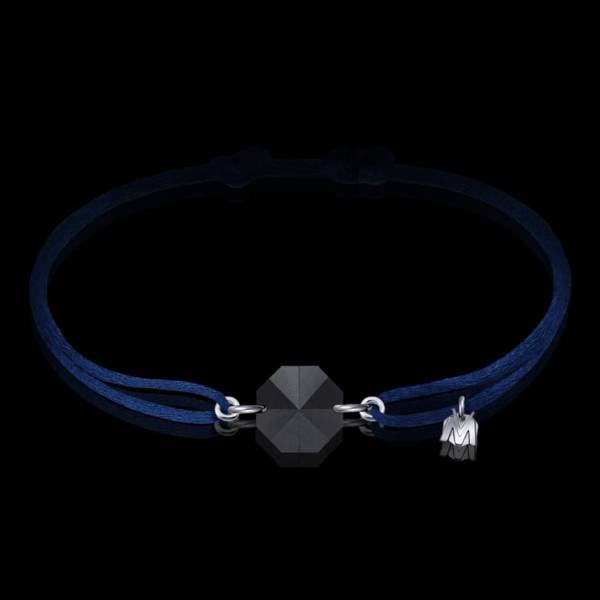 bracelet pour homme en cristal noir sable en lorraine