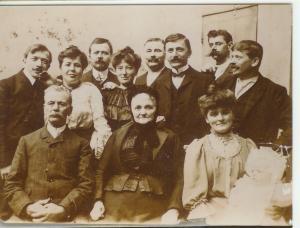 photographie de la famille Muller verrier