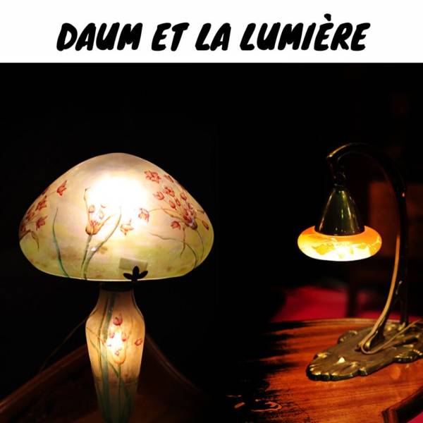 lampe art nouveau Daum France