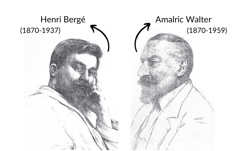 portrait Henri berge et Amalric walter