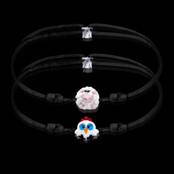 bracelet-de-couple-les-animaux-de-la-ferme