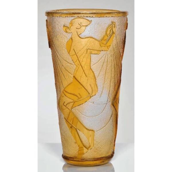 Vase-dit-aux-trois-danseuses-de-style-Art-déco-verre-haut-de-40 cm-1922