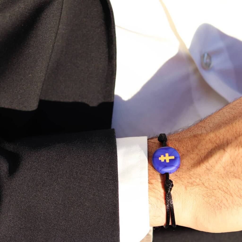 bracelet-croix-lorraine-verre