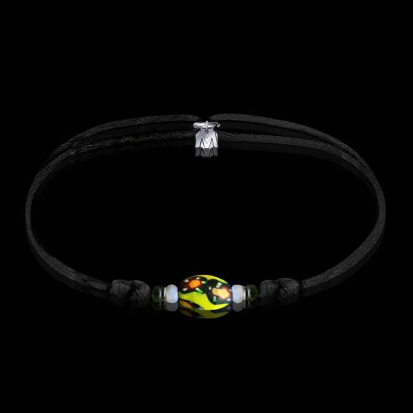 bracelet-tropical-verre-de-murano-cordon