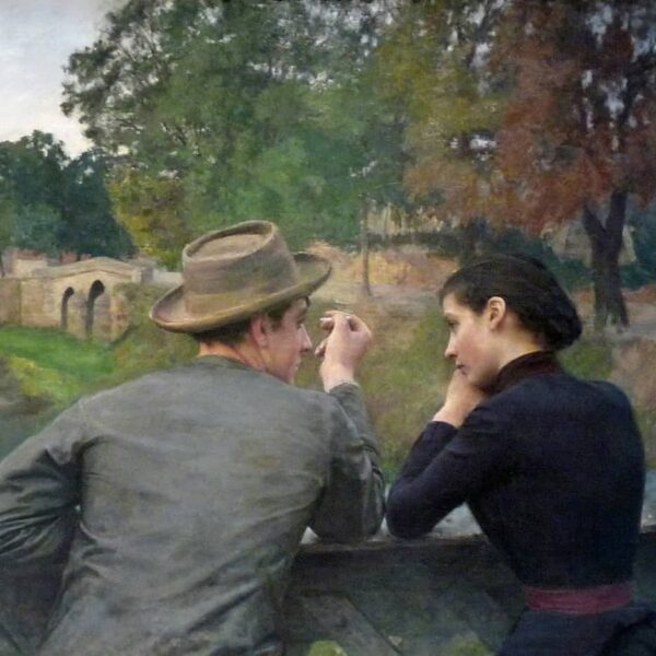 tableau-Emile-FRIANT-Les-amoureux-1888