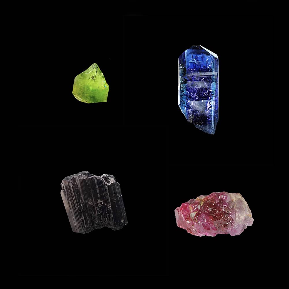 set de PIERRES semi-précieuses et minéraux du monde - 36 ou 56 pierres