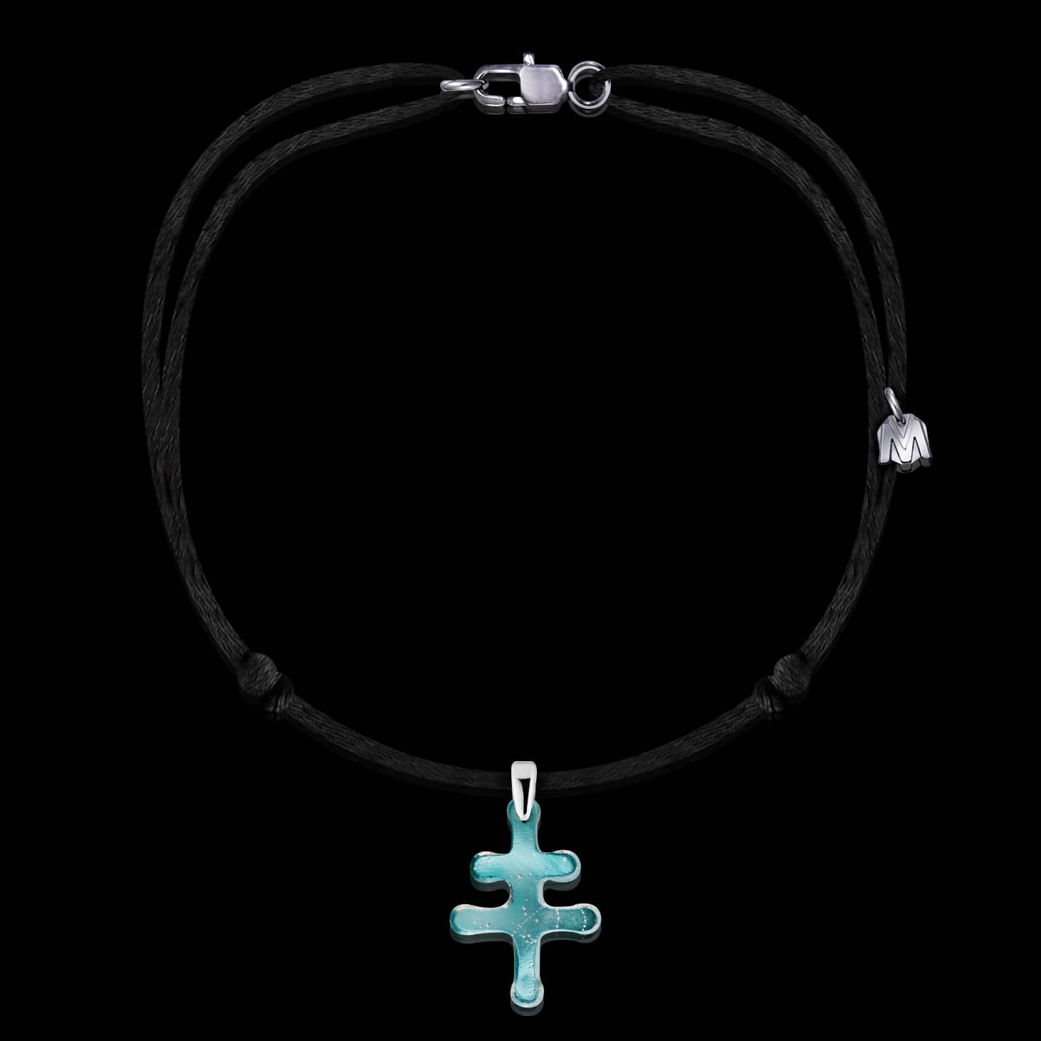 collier-croix-de-lorraine-turquoise-pate-de-verre