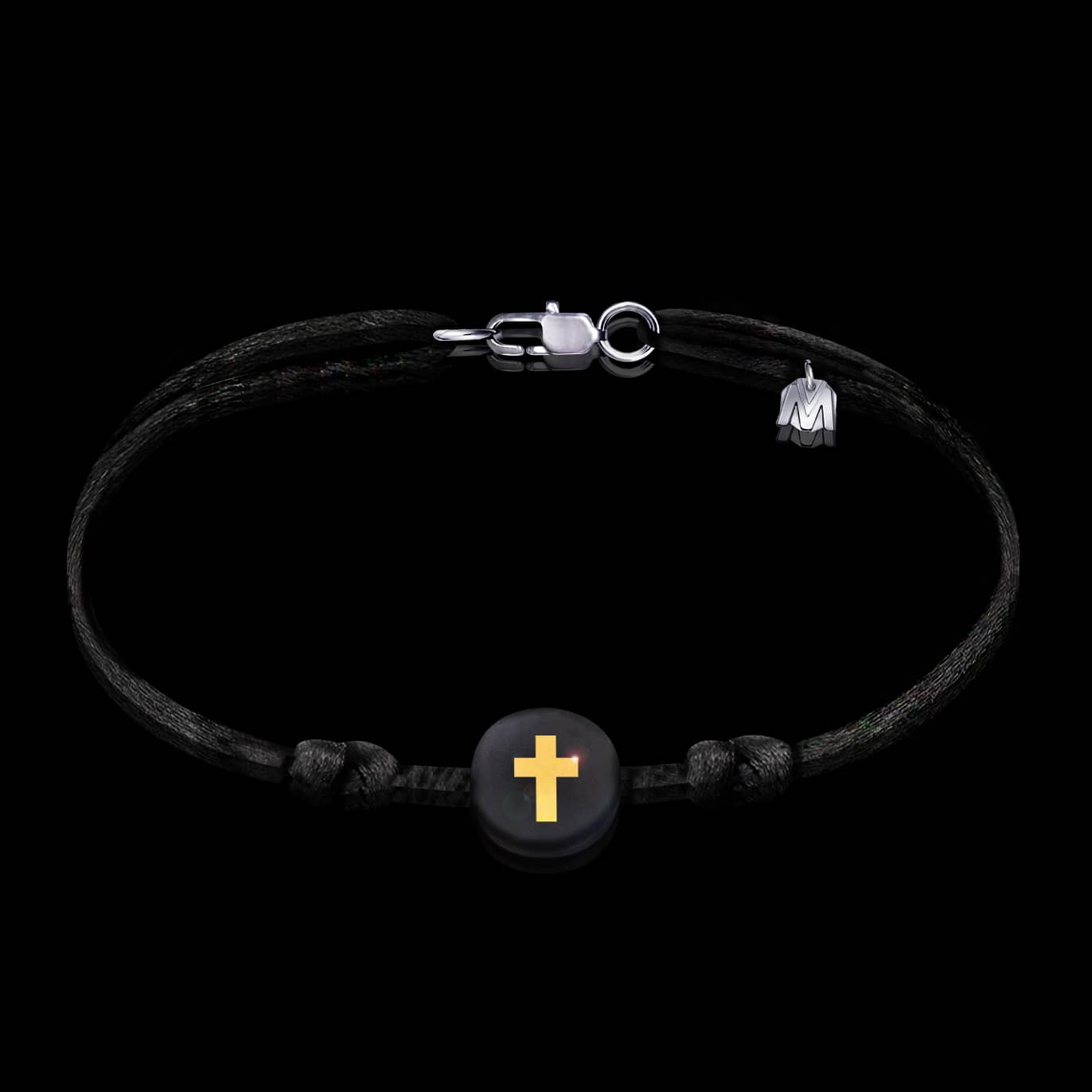 bracelet-croix-christ-verre-cordon