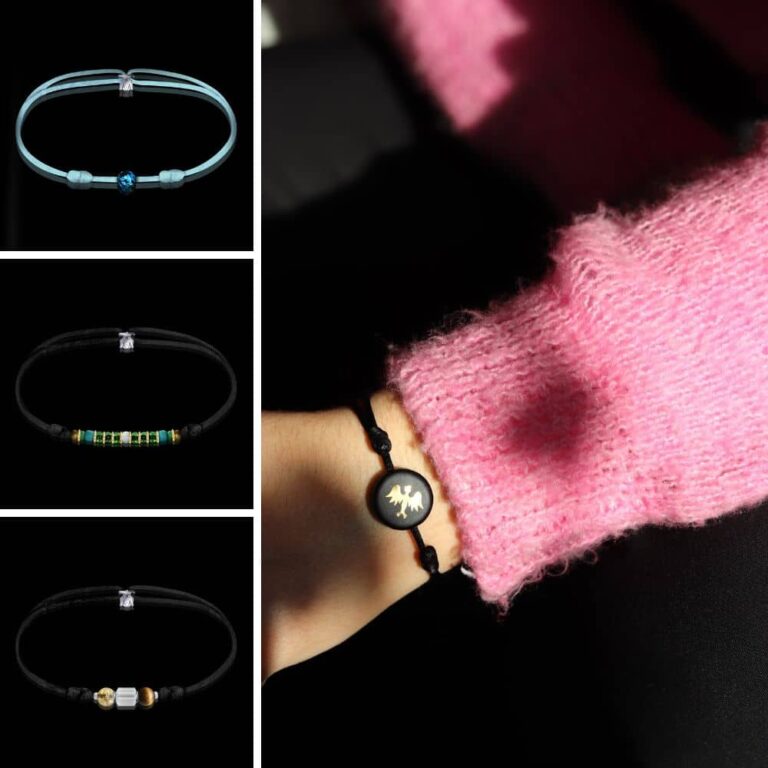 Bracelet Football Garçon - Perles De Verre Et Résine - Cadeau Sport 10-12 Ans - Amitié Frère Fils