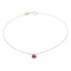 Bracelet En Argent Et Rubis Véritable - Magnifique, Neuf Sans Emballage, Bijou Précieux