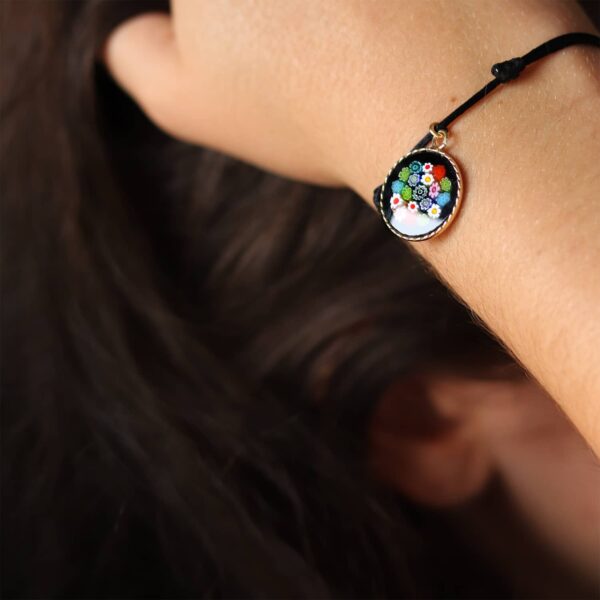 bracelet-medaillon-mille-fleurs