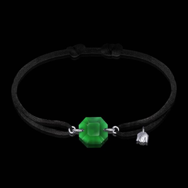 bracelet-rock-porte-bonheur-vert-emeraude