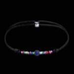 Collier Argent Fin Avec Perles De Culture Et Lapis Lazuli - Modèle #1616, Neuf Avec étiquettes, Naturel
