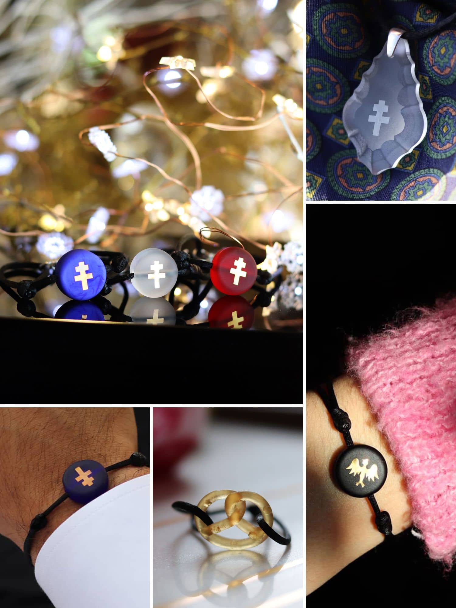 Lot de 6 bracelets à breloques de Noël pour filles, femmes, enfants, bracelets de Noël, bracelets de Noël, bijoux de Noël, cadeau de Noël, cadeau de Noël, en plastique, plastique