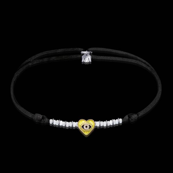 bracelet-regard-amoureux-jaune-murano