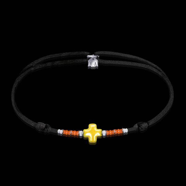 bracelet-croix-ceramique-jaune