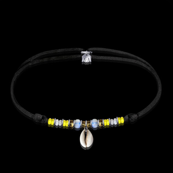 bracelet-porte-bonheur-cauri-jaune