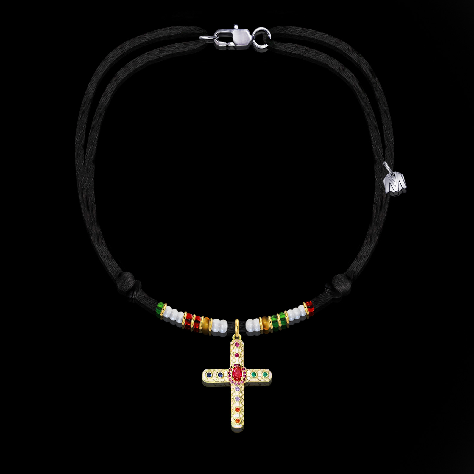 collier-croix-chretienne-antique-clair-murano