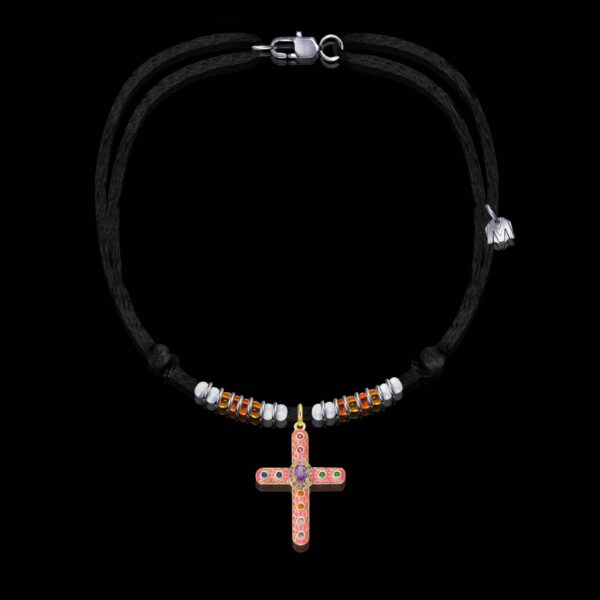 collier-croix-chretienne-antique-rose