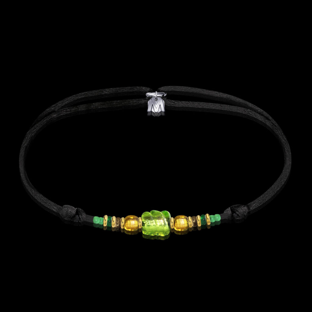 Bracelet Cadeau Perles Imitation Métal Doré - Idée Fête Des Mères, Neuf Avec étiquettes