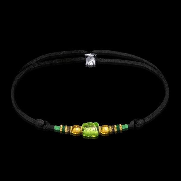 bracelet-eldorado-verre-murano-feuille-dor