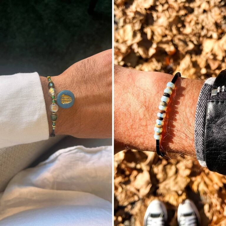 Bracelet De L'amitié Unisexe En Coton écru 100% - Artisanal, Sans Emballage, Style Bohème Naturel