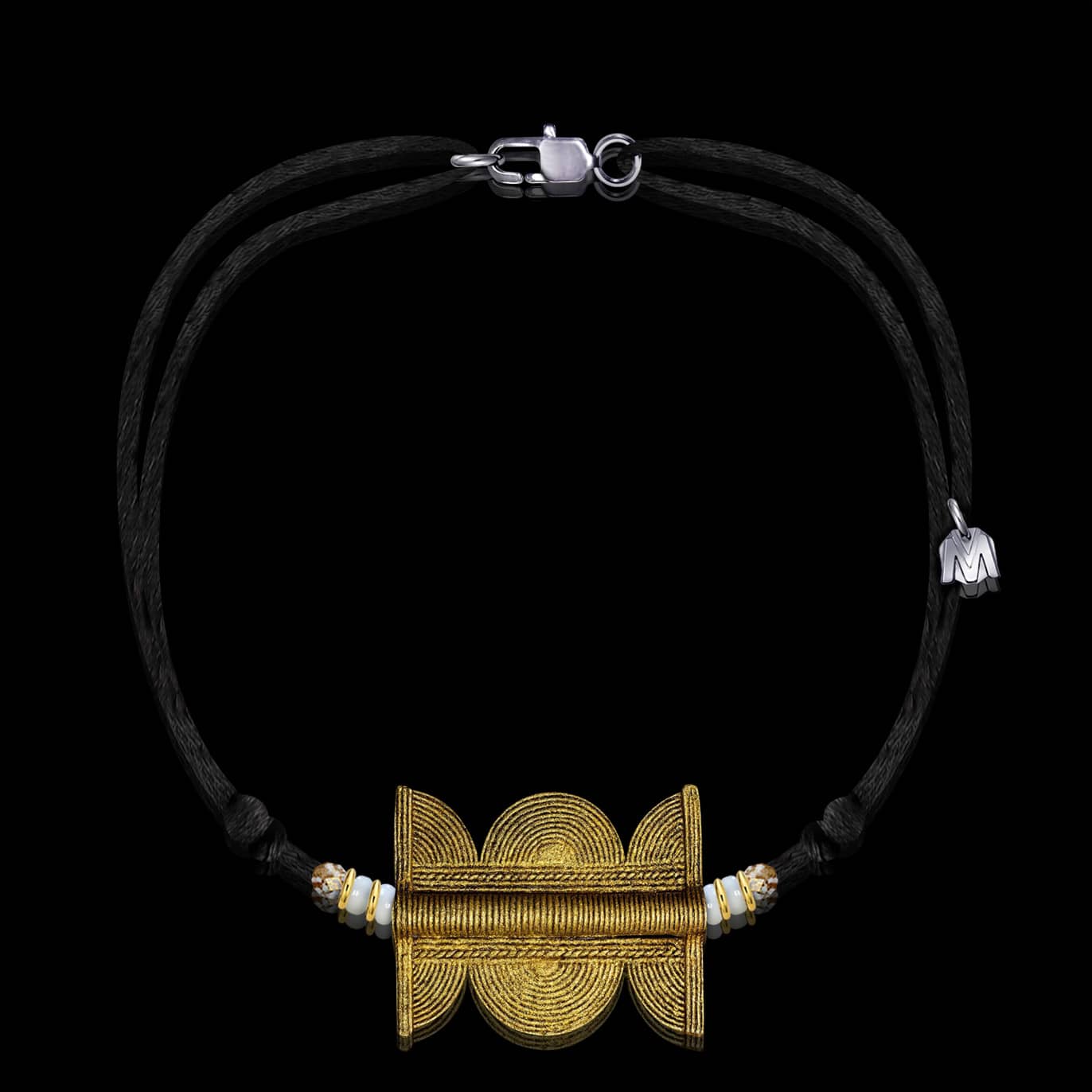 Collier-perle-Baule-bronze