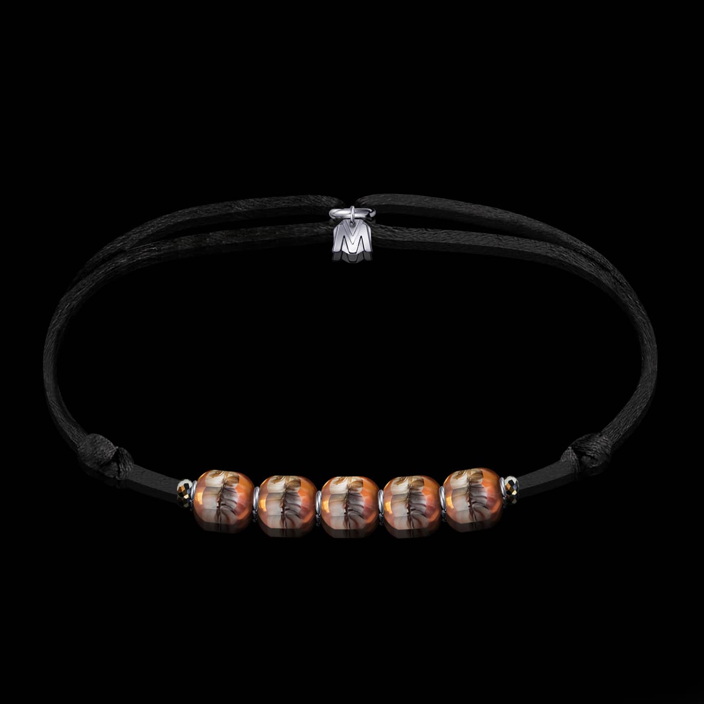 bracelet-perle-peche-verre-tcheque