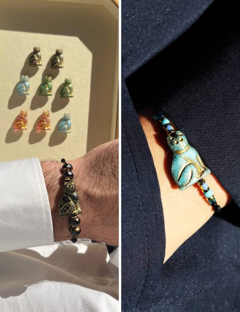 bracelet-talisman-bastet-cordon