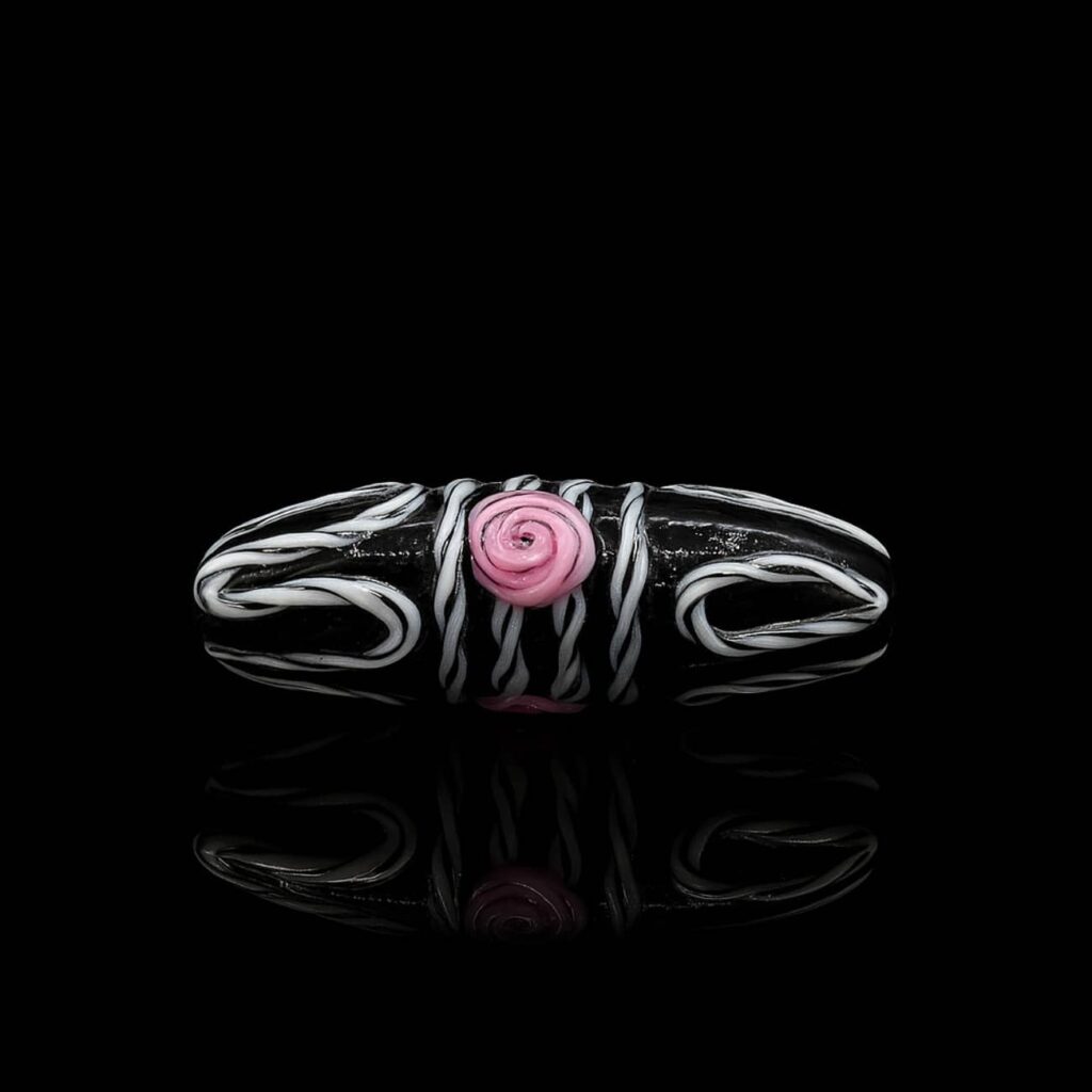 bracelet-perle-tubulaire-murano-couture