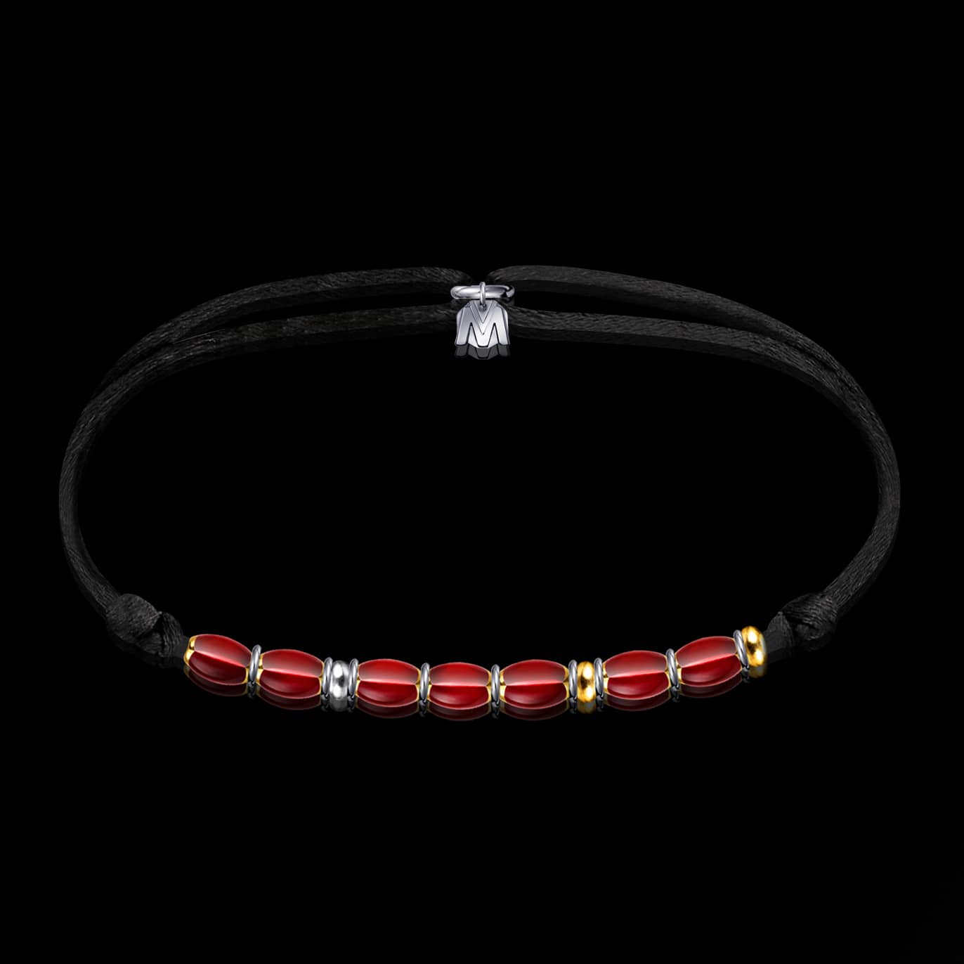 bracelet-maman-morse-verre-rouge