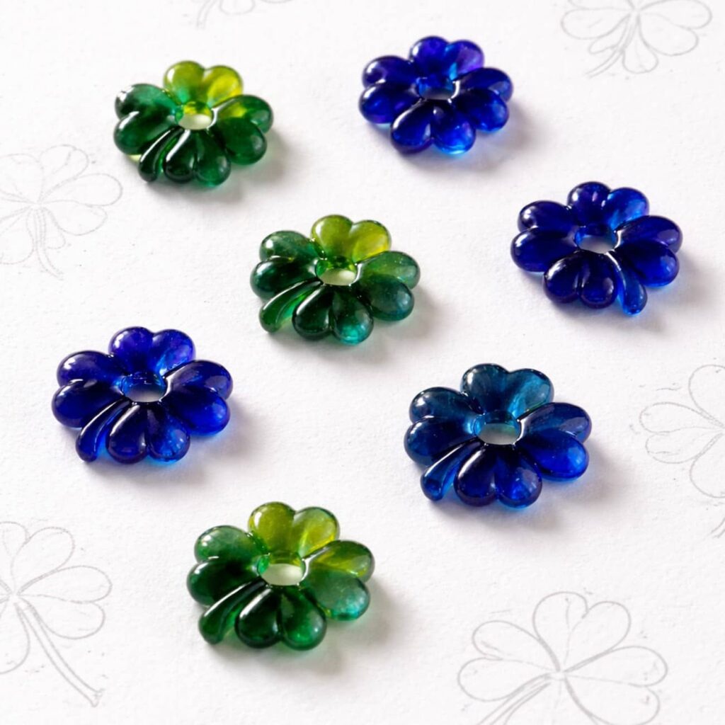 bracelet-trefle-verre