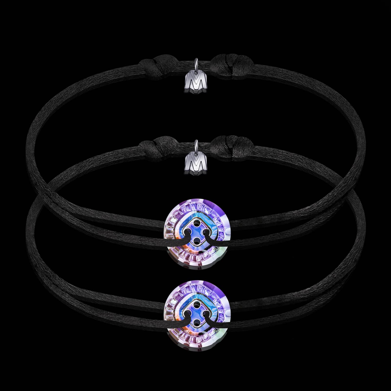 bracelet-de-couple-attache-cœur