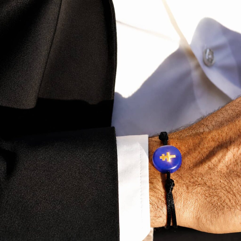 bracelet-croix-de-lorraine-bleu-or