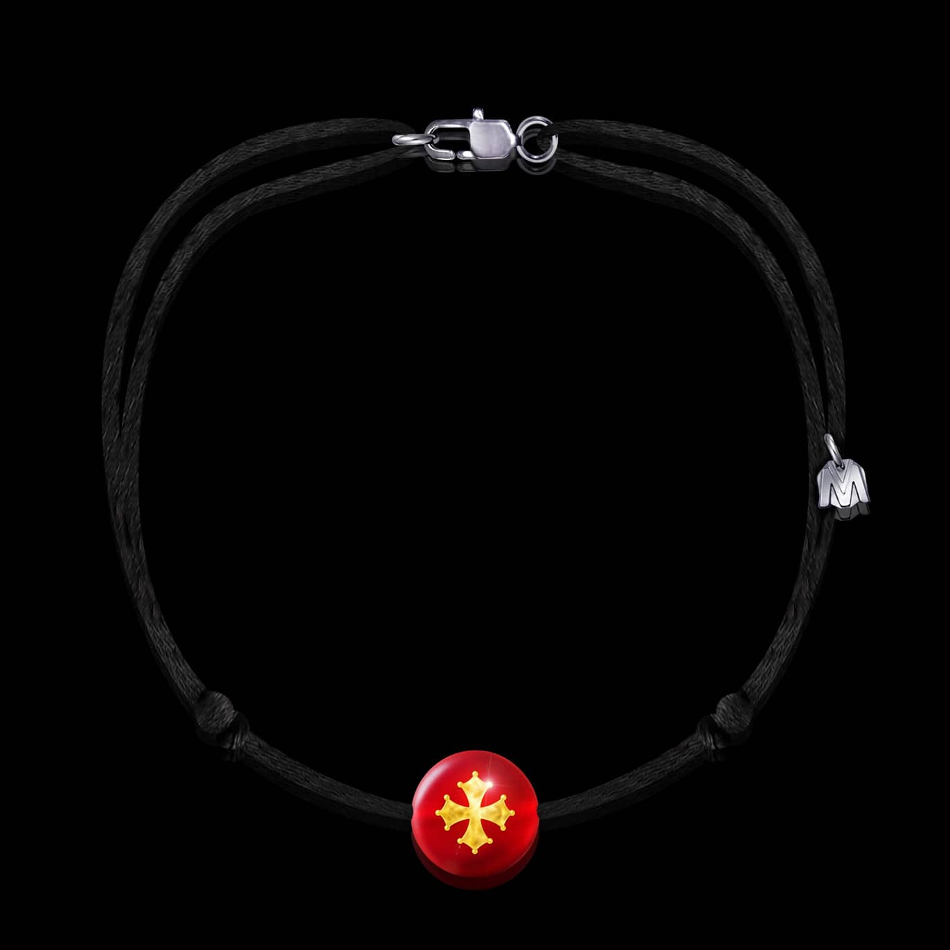 collier-croix-occitane-rouge-or-michael-vessiere