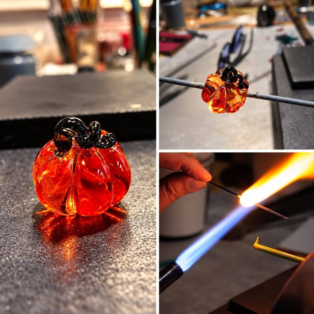 bracelet-halloween-citrouille-verre